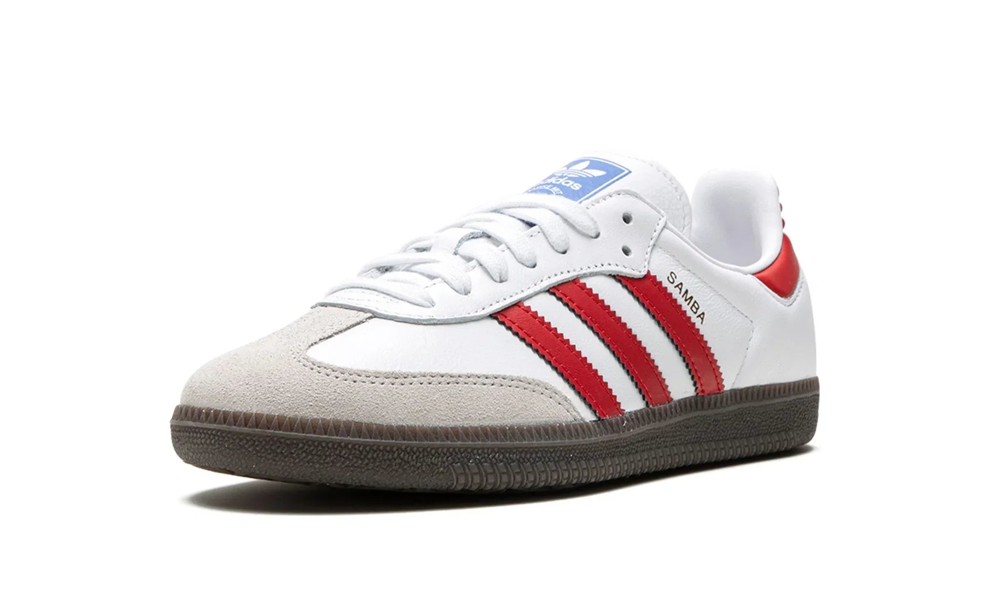 Adidas Samba Vegan "White and Better Scarlet"
